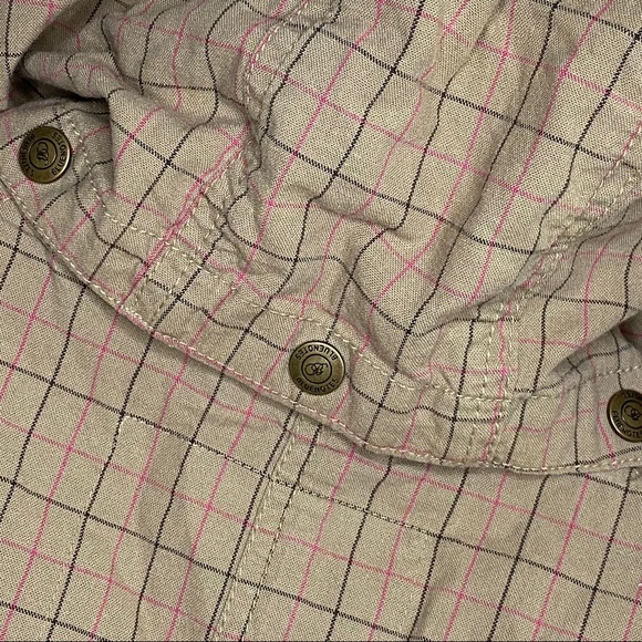 Bluenotes Plaid Utility Jacket Sz L zip up - Picture 9 of 14